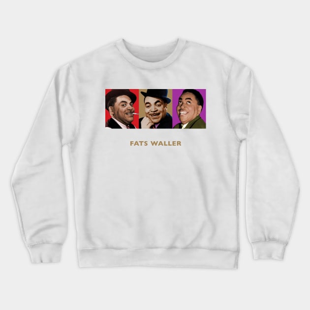 Fats Waller Crewneck Sweatshirt by PLAYDIGITAL2020